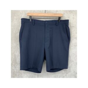 FootJoy Shorts Mens 38 Navy Blue Performance Golf 8" Inseam Summer